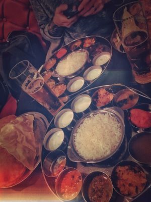 South indian Thali at Saravanaa Bhavan - Sankt Eriksgatan in Stockholm