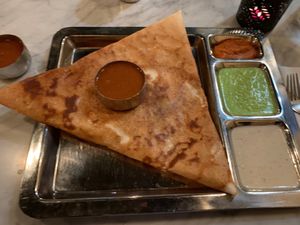 Onion Masala Doaa at Saravanaa Bhavan - Sankt Eriksgatan in Stockholm