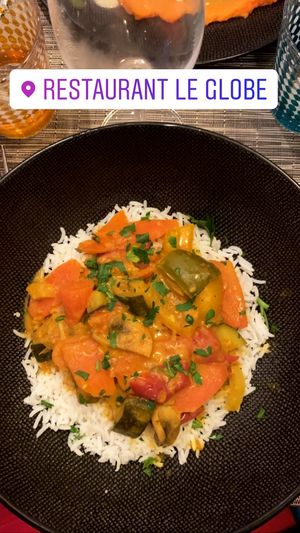 Curry de legumes  at Le Globe in Quimper