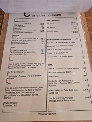  at La Pépinière in Quimper