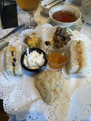   at Pinecone Cottage Tea House in Downers Grove