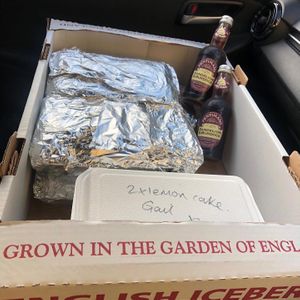 All packaged perfectly and kept hot. With free drinks and cake thrown in too !!  at Alternatively Vegan in Pudsey