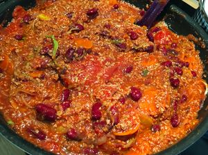 winter chilli sin carne at Cha Cuisine in Laval