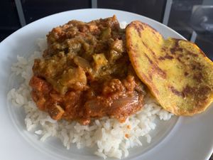 Eggplant curry at Cha Cuisine in Laval