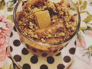 Mousse crème de coco, chocolat, noisettes at Cha Cuisine in Laval