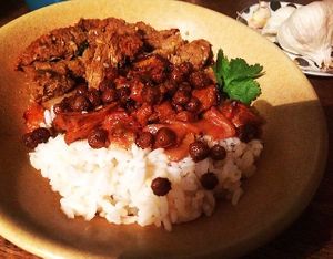 vegan lemongrass chickenstyle dish at Cha Cuisine in Laval