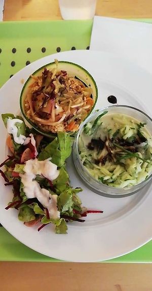 taboulé et concombre  at Cha Cuisine in Laval