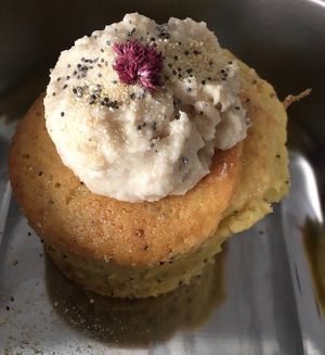 Lemon muffin so yummy 😋  at Cha Cuisine in Laval