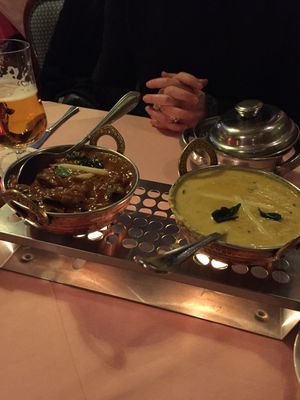 Vegan curries  at Vinayaga in Stuttgart