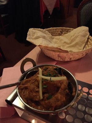 vegetarian curry (no. 126) contains cream  at Vinayaga in Stuttgart