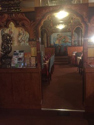 Inside the restaurant  at Vinayaga in Stuttgart