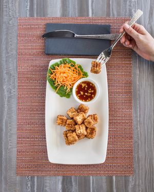Crispy Tofu at Avantika in Panama City