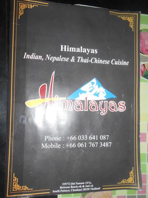 Location at Himalayas in Pattaya
