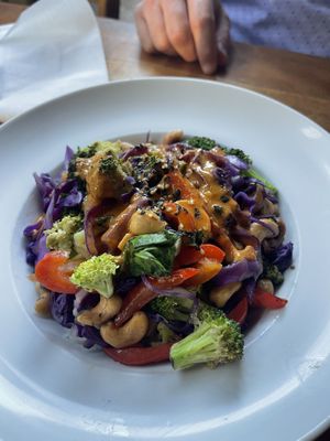 Asian bowl (tofu added after)  at Kilted Mermaid in Vero Beach