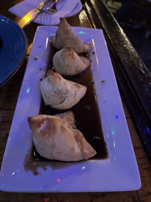 Samosas  #Veganuary at Kilted Mermaid in Vero Beach