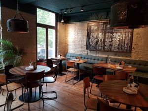 upstairs area at Otomat in Brussels