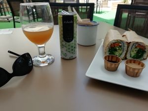 Burrito at Makau Poke in Madrid