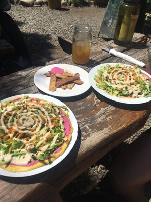 Tacos, tempeh and lemonade at Cocina con Vida in El Bolson