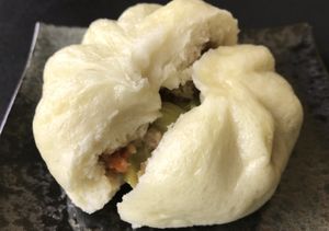 Steamed Vegetable Dumpling at Oribio in Tottori