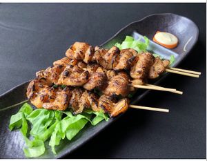 Original BBQ Soy　¥1,479
【Recommended to order in advance】
Domestic, original soy protein meat, "ORISOY", fried with high quality balanced oil in a  juicy BBQ style.   at Oribio in Tottori