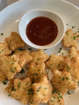 Star hashbrowns at Oribio in Tottori