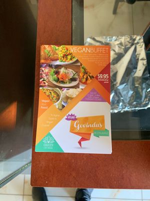 Suggested donation  at Govinda's Cafe in Las Vegas