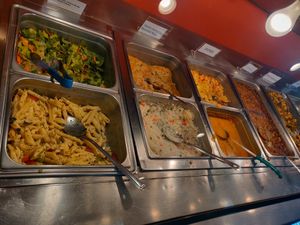 Buffet at Govinda's Cafe in Las Vegas