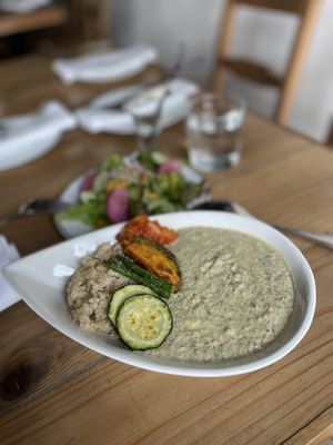 Vegan white curry  at Rosy in Tokyo