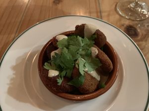 Regular and beet falafel at Rosy in Tokyo