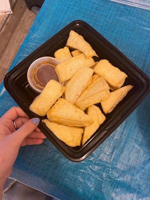 Fried tofu  at Thanh Tinh Chay in San Diego
