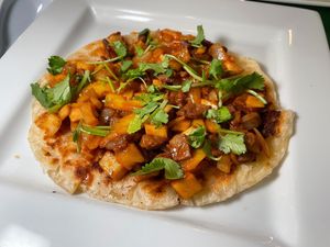 Helen pizza at Thanh Tinh Chay in San Diego