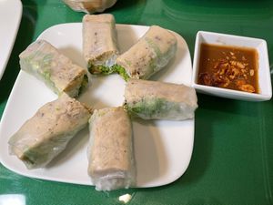 Tofu spring roll at Thanh Tinh Chay in San Diego