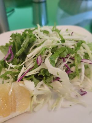 Veggies for the noodles 🍜 at Thanh Tinh Chay in San Diego