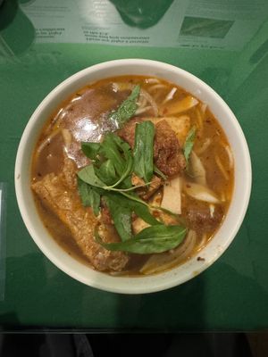 beef soup   at Thanh Tinh Chay in San Diego