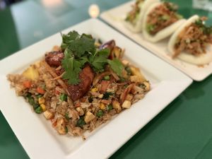 Very flavorful, the vegan pork belly was so good. at Thanh Tinh Chay in San Diego