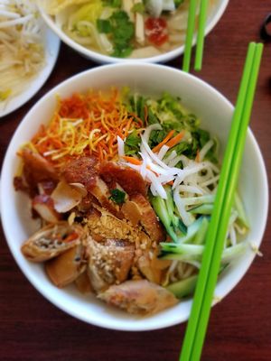 Hoa Tu Bi noodles at Thanh Tinh Chay in San Diego