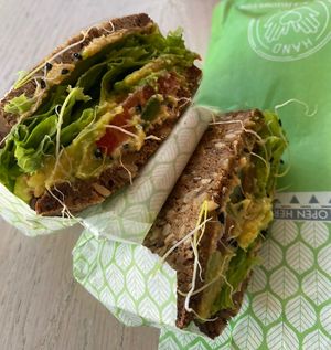 Avocado sandwich   at Coffee Fellows in Luxembourg City