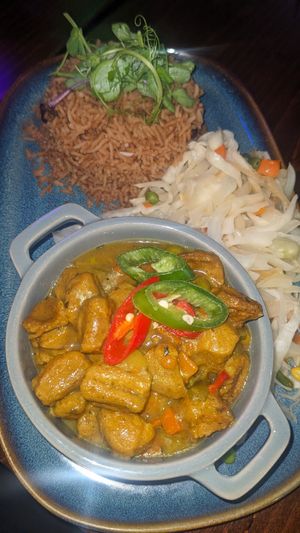 Coconut curry at Island Lounge in Wednesbury