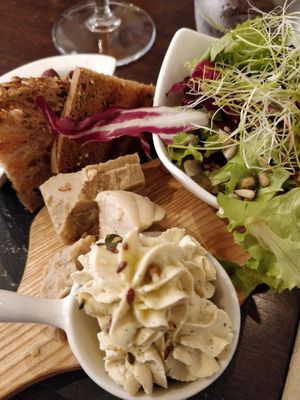 Cheese platter at Utopia in Nice