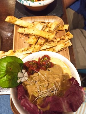 Aubergines caviar at Utopia in Nice