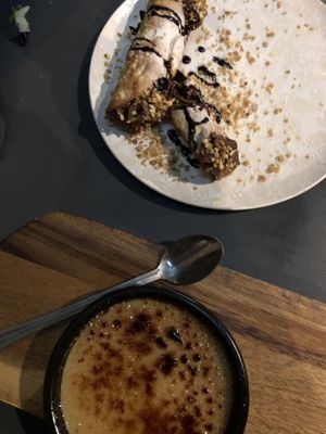Canneloni & creme brûlée  at Utopia in Nice