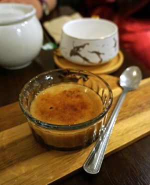 Crème brulée at Utopia in Nice