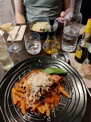 Risotto and pasta at Utopia in Nice