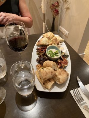 Cheese platter for starter  at Utopia in Nice