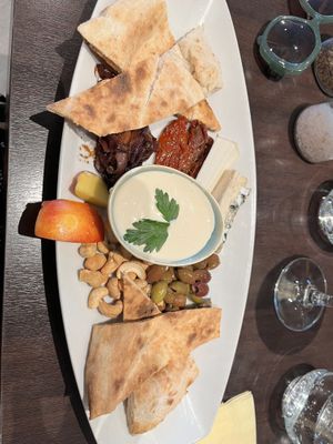 Cheese platter  at Utopia in Nice