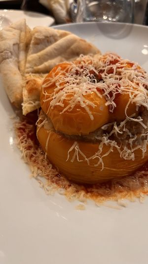 Stuffed bell pepper   at Utopia in Nice