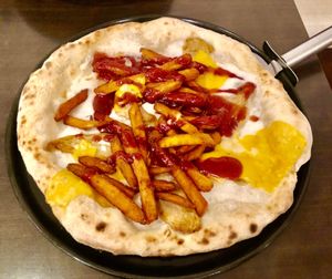 BBQ pizza   at Utopia in Nice