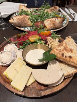 The cheese plate with house made cheeses was great!!!!  at Utopia in Nice