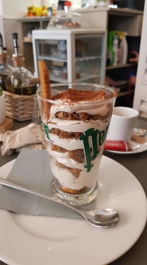 Tiramisu, nice rich dessert!  at Utopia in Nice