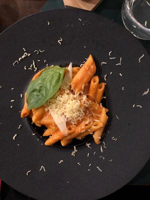 The sauce on this pasta was incredible  at Utopia in Nice